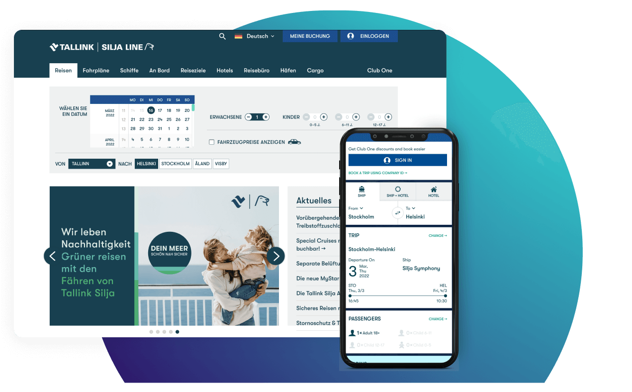 cruise company portal by GP Solutions