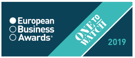 european business awards badge