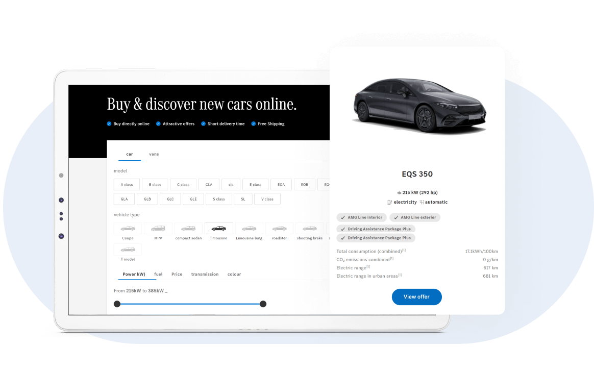 car software interface