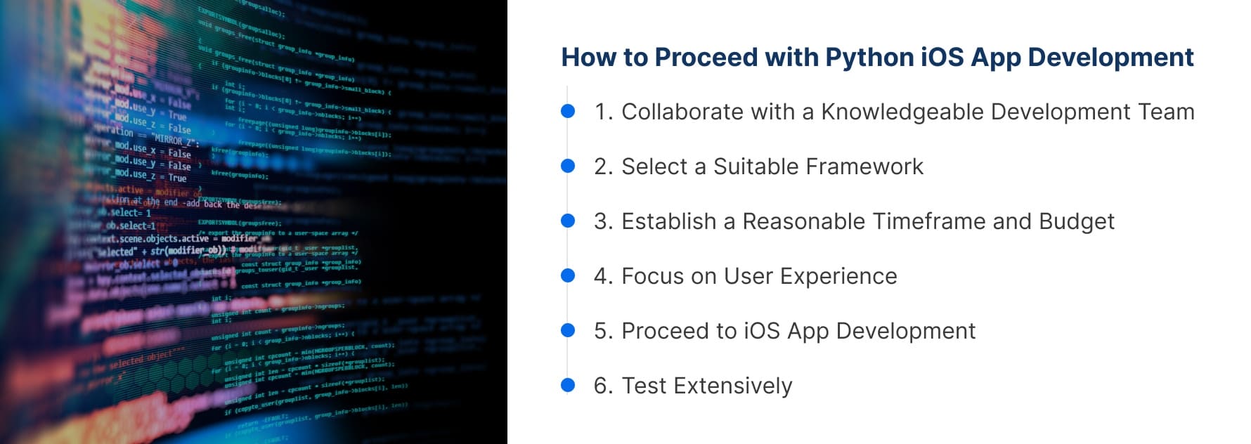 Workflow for Python ios app development