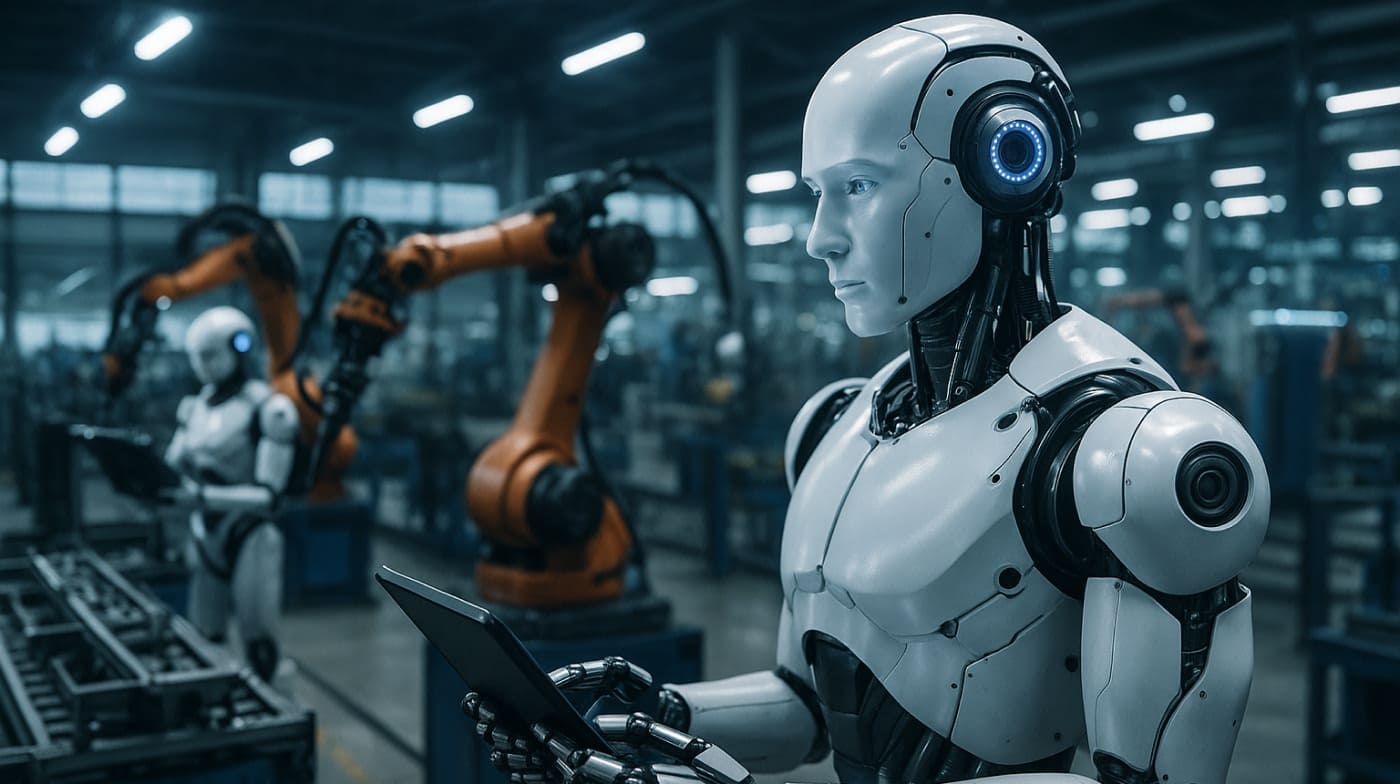 Robot in manufacturing setting